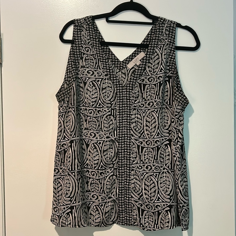 Loft batik print top
